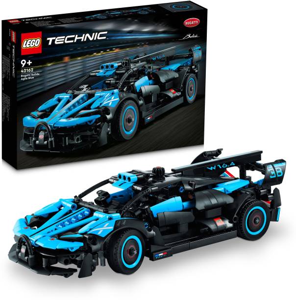 LEGO Technic Bugatti Bolide Agile Blue 42162 Building Toy Set (905 Pieces)