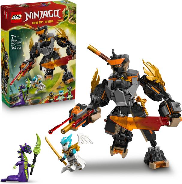 LEGO Cole's Mission Mech & Dragon Zane 71854