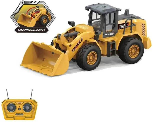 Magicwand 1:24 Scale Die-Cast J.C.B Bulldozer Mustard | Openable Doors, Lights