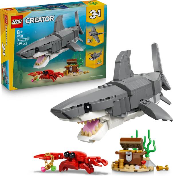 LEGO Fierce Shark with a Treasure Chest 31381