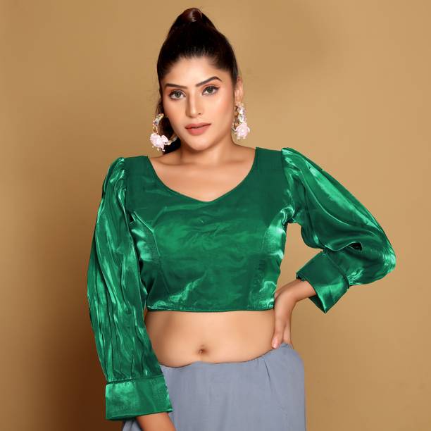 Organza Blouse Designs Buy Organza Blouse Designs online at Best