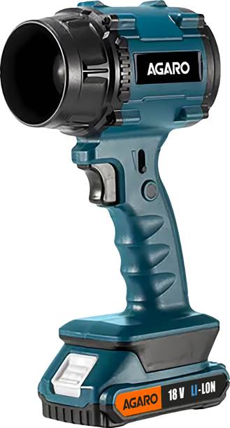 AGARO Regal Cordless Leaf Blower, Rechargeable, Handheld Air Blower with 500W Motor Air Blower