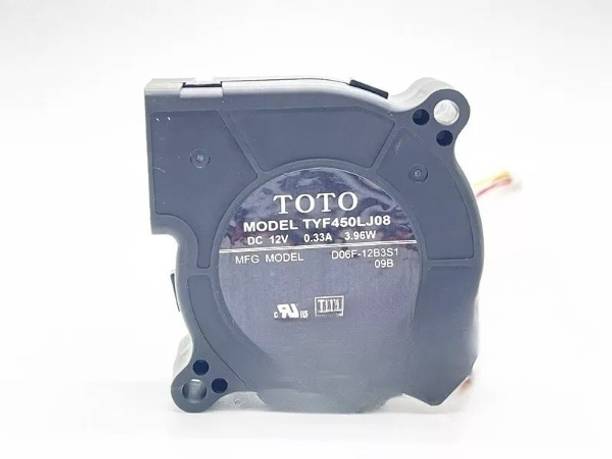 Electronic Spices TOTO TYF450LJ08 Blower 12V-0.33A DC Blower 60*60*25mm 3-Wire Forward Curved Air Blower
