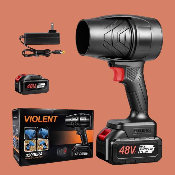 ATOMWISE 48V Turbo Air Blower Rechargeable Air Duster for Car & Home Cleaning Radial Air Blower
