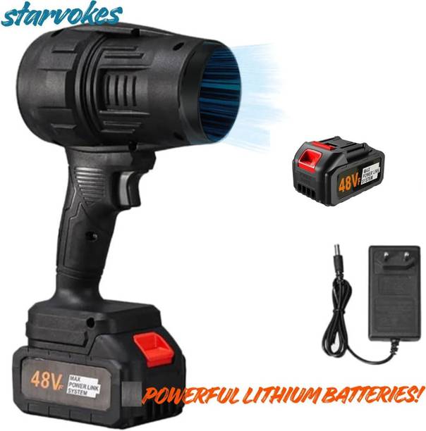 STARVOKES High-Speed Cordless Jet Air Blower (180000 RPM) with Dual Rechargeable Batteries Forward Curved Air Blower