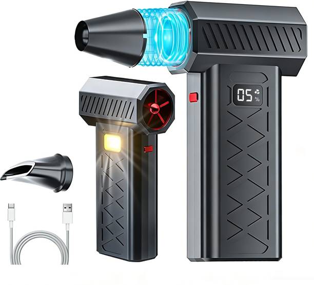 SUPVOX Cordless Air Duster with Powerful Motor and Rechargeable Battery for Cleaning Air Blower