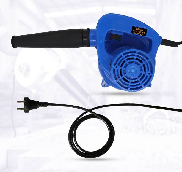 Hillgrove Blue 750W-17000RPM Electric Air Blower and Suction Dust Cleaner for AC/Computer/Home with Air Blower Machine Gun Dust Cleaning Forward Curved Air Blower