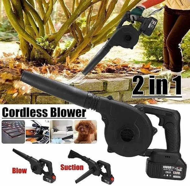 MJP TRADERS 2-in-1 Cordless Air Blower & Vacuum | High- Airfoil Air Blower