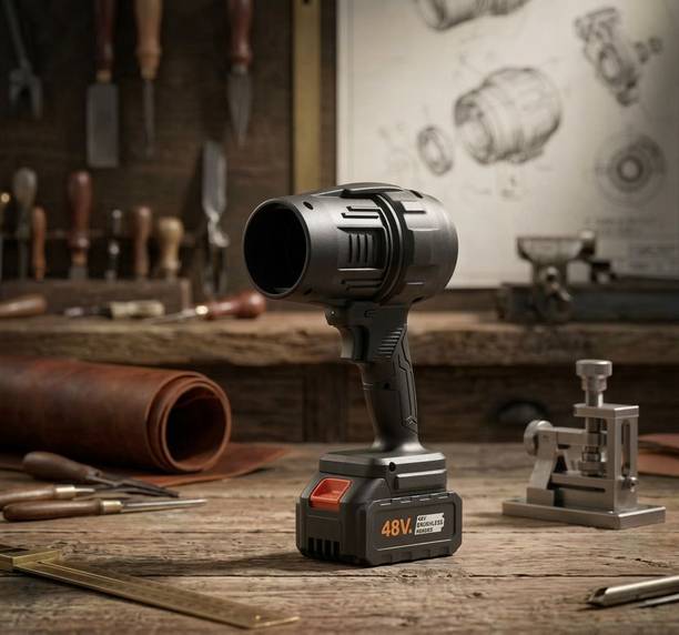 OGbazzar Cordless Rechargeable Handheld Air Blower 20000 RPM High Power Dust Cleaner Forward Curved Hi-Powered Blower