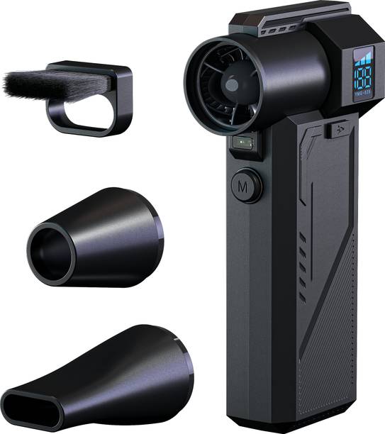 Portronics Tornado Pro Handheld High-Speed Air Duster with 1,30,000 RPM & LED Display Dust Extraction Blower