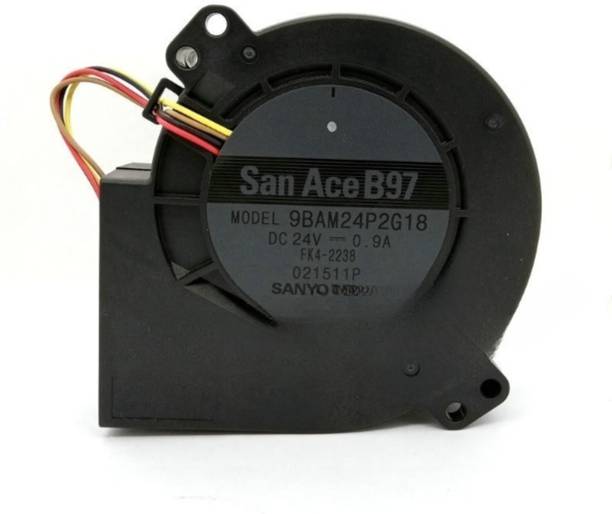 Electronic Spices SanAce 9BAM24P2G18 Axial Fan 24V-0.9A DC Brushless Air Cooling Blower 9733 4Pin Forward Curved Air Blower