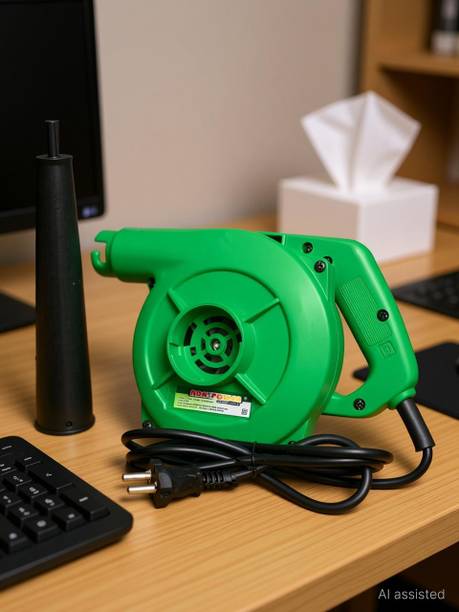 adnpower Green 650W-15000RPM Electric Air Blower Dust Cleaner for AC/Computer/Home with Air Blower Machine Gun Dust Cleaning Forward Curved Air Blower