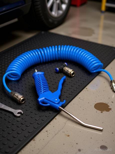 Digital Craft Air Duster Blow Gun 5 Meters Pneumatic Air Pipe Combination Dust Blowing Gun Kit Air Blower