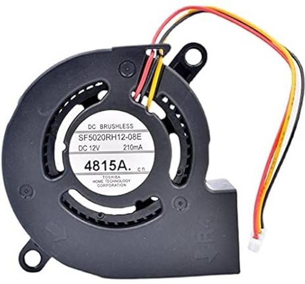 Enormity SF5020RH12-08E DC Blower 12V-210mA Brushless Blower Fan 3000 RPM 50*20mm 2-Wire Forward Curved Air Blower