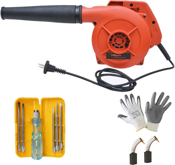 Hillgrove HGCM1263M2 800W-18000RPM Air Blower Dust Cleaner with 5in1 Screwdriver Kit Forward Curved Air Blower
