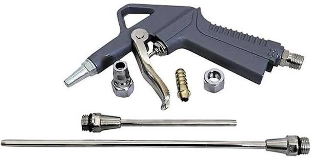 ZIODIC Metal Air Dust Blow Gun (Grey and Silver) -Set of 5 Pieces Air Blower