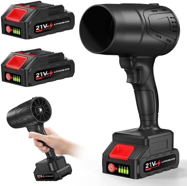 GIGMART Cordless Leaf Blower Battery High Power Rechargeable Vacuum Cleaner-Black Airfoil Air Blower