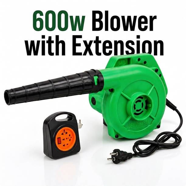 DELIVERYPAX 600W Electric Air Blower with Extension Cord for Dust Cleaner, Home Cleaning Air Blower