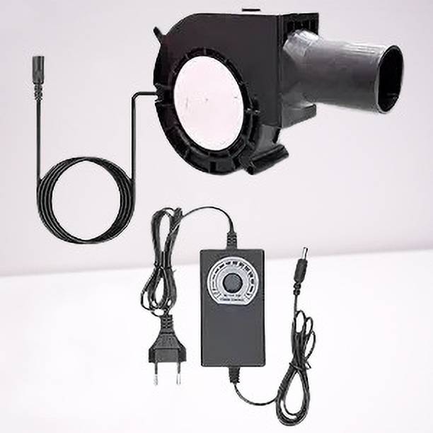 Enormity 97*33 BBQ Blower Fan,12V-3900 RPM Speed Controller,Outdoor Cooking,Wood Stove Forward Curved Air Blower
