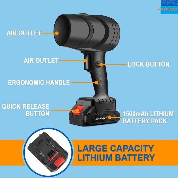 Shine Tex Electric Cordless Leaf Blower Batteries and Charger Included,Lightweight Blowers Forward Curved Hi-Powered Blower