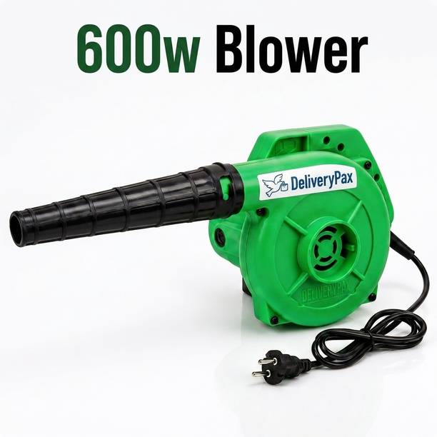 DELIVERYPAX 600W Electric Air Blower for Dust Cleaner, Home Cleaning, Leaf Blowing & Car Air Blower