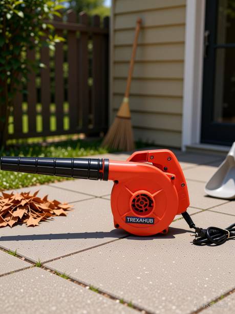 TREXAHUB Air Blower Machine 12000 RPM Electric | High Speed Dust Cleaner 750W (Red) Airfoil Air Blower