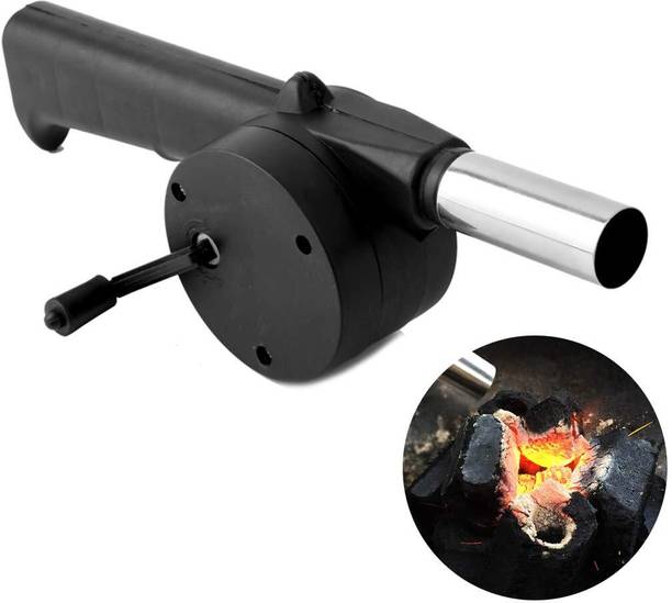 OnisHomes BBQ Air Blower Outdoor For Parties, BBQ Fan Air Blower for Charcoal Grill Fire Air Blower