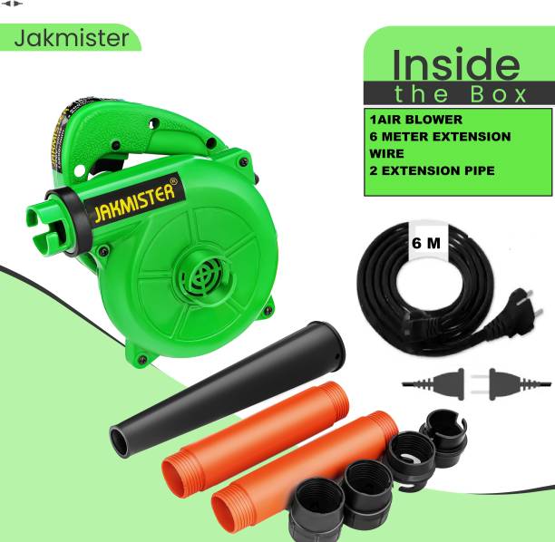 Jakmister 600 W HOME BLOWER DUST CLEANER VACUUM + 6 METER WIRE + 2 EXTENSION PIPE Forward Curved Air Blower