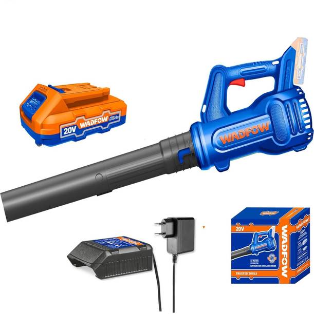 Wadfow Cordless Blower, Portable Handheld Leaf Blower with 2.0Ah Battery & Charger, Radial Air Blower