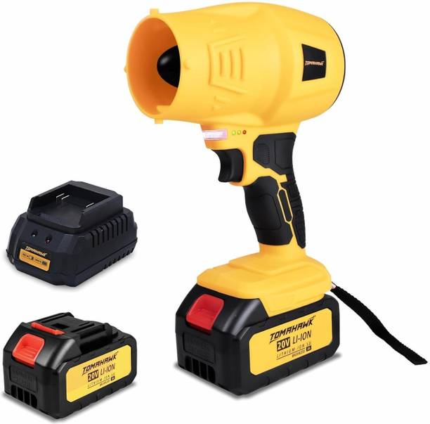 Tomahawk THB-3800|Turbo Blower-20V, 3.0Ah x 2 Batteries, Air Flow-200km/hr| Forward Curved Hi-Powered Blower