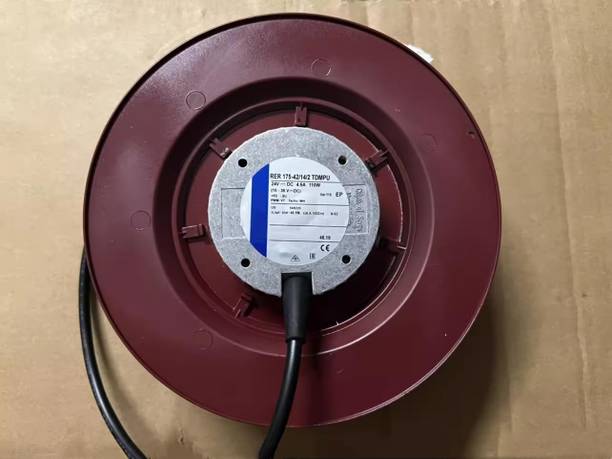 Enormity ebm RER175-42/14/2TDMLPU DC Round Blower Fan 24V-2.0A 48W DC Blower 175mm 4pin Forward Curved Air Blower