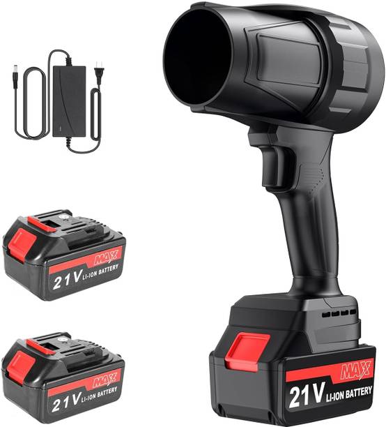 Shivay Creation Leaf Blower with 2×21V 2500mAh Batteries High-Speed Handheld Blower Airfoil Air Blower
