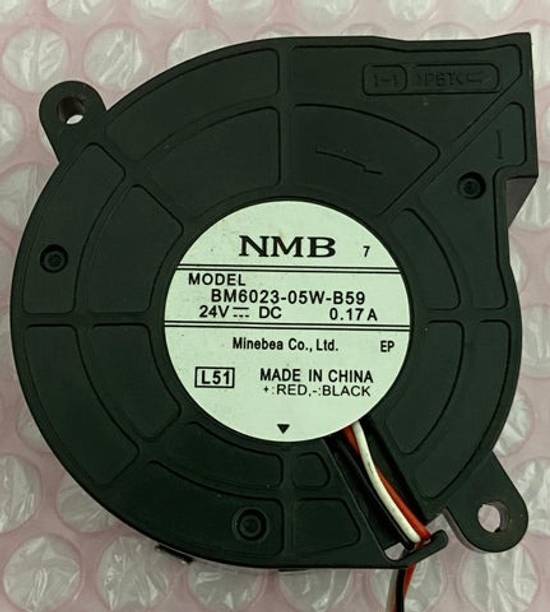 Enormity NMB-MAT BM6023-05W-B59 Blower 24V-0.17A DC Blower 60*60*23mm 3-Wire Forward Curved Air Blower