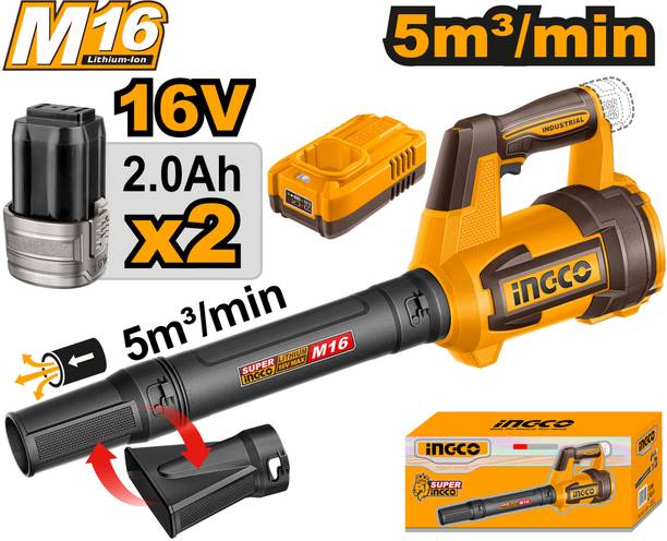 INGCO CABLI168082 16V Lithium-ion with 16v x2 Battery and 1 Charger Air Blower