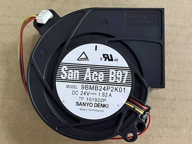 Electronic Spices SanAce 9BMB24P2K01 DC Blower 24V-1.62A DC Brushless Air Cooling Blower 9733 2pin Forward Curved Air Blower