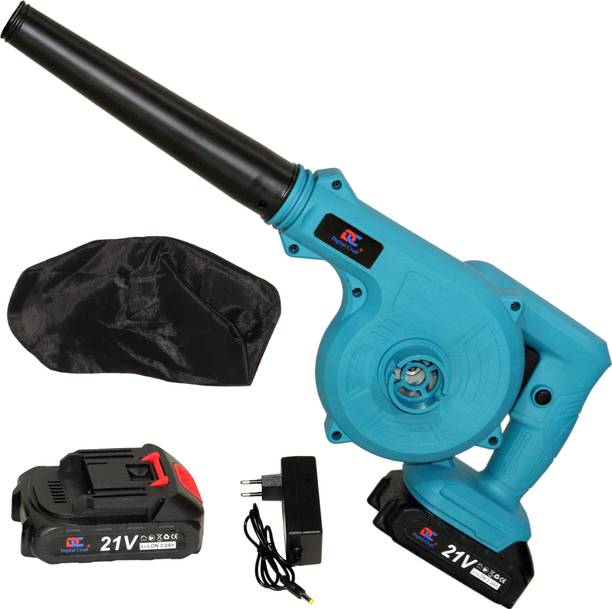 Digital Craft 21V Rechargeable Air Blower Vacuum Cleaner 18000RPM Handheld Dust Blower Kit Forward Curved Air Blower