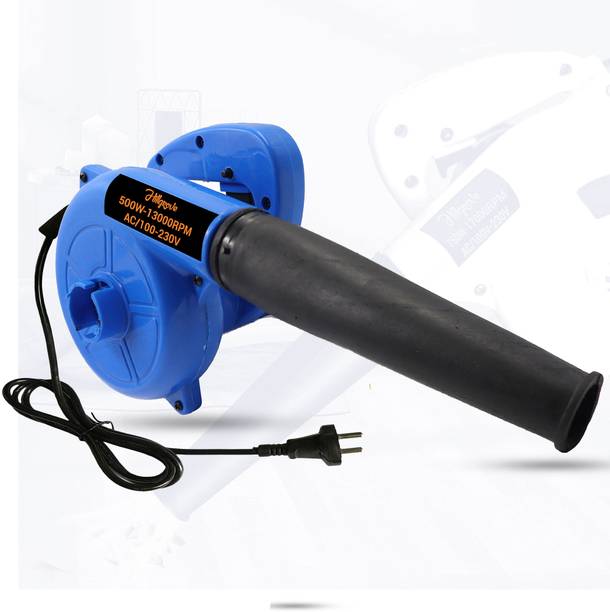 Hillgrove Blue 500W-13000RPM Air Blower and Suction Dust Cleaner for AC/Computer/Home with Air Blower Machine Gun Dust Cleaning Forward Curved Air Blower