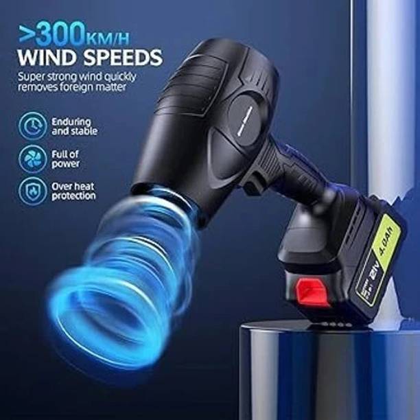 WENGONVILA Air Blower 48VBattery Operated for Office,Garage,Solar Panel & HVAC Cleaning Radial Air Blower