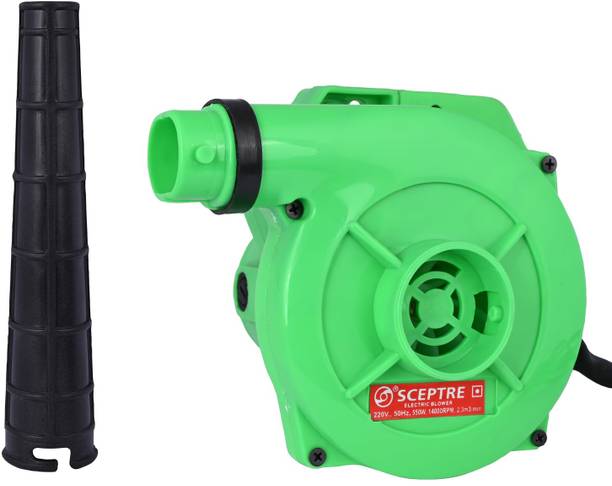 Sceptre 220V Air Blower 14500 RPM Electric Air Blower (600W) Corded Dust Cleaner Green Airfoil Dust Extraction Blower