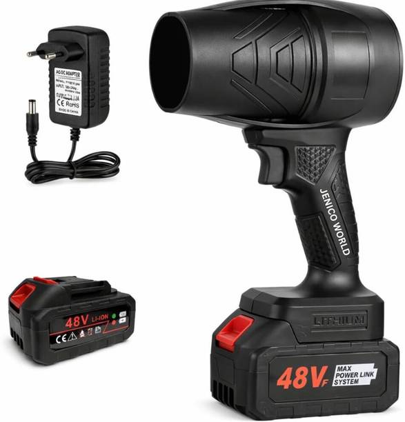 JENICO WORLD Electric Portable Air Blower,Turbo Jet Blower Cordless 48V Forward Curved Air Blower