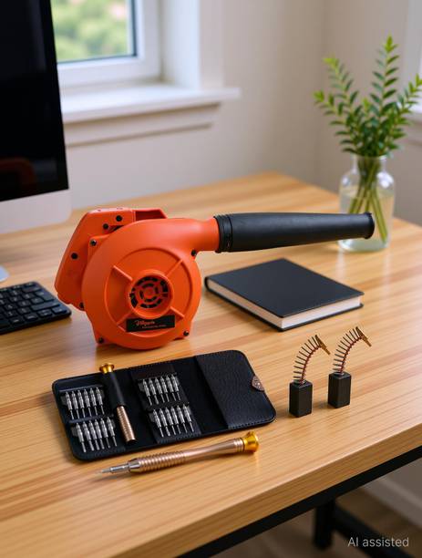 Hillgrove HGCM644M1 800W Electric Air Blower and Suction Dust Cleaner with Carbon Brushes Forward Curved Air Blower