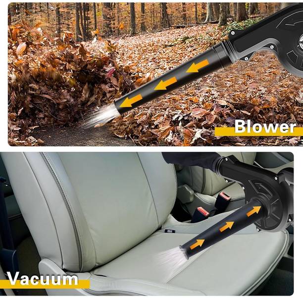 MJP TRADERS Air Blower, 2 in 1 Portable Blower & Vacuum with 21V Lithium-Ion Battery Airfoil Air Blower