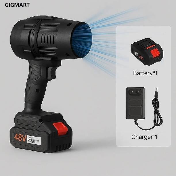 GIGMART urbo Jet Cordless Air Blower | High Speed Brushless Car & Laptop Cleaner Forward Curved Air Blower