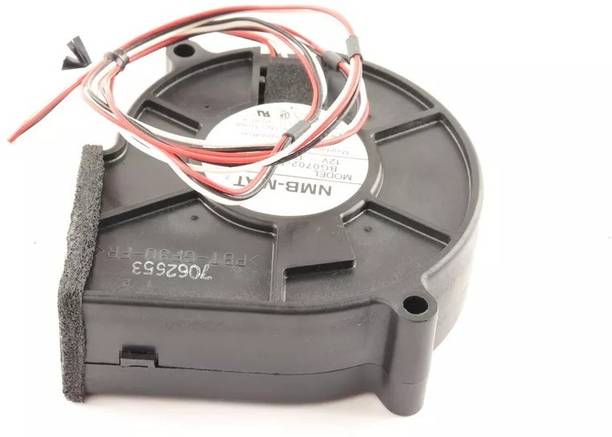 Electronic Spices 75x25mm DC Blower Fan,12V=0.25A Centrifugal Outdoor Barbecues,Cooking,Wood Stove Forward Curved Air Blower
