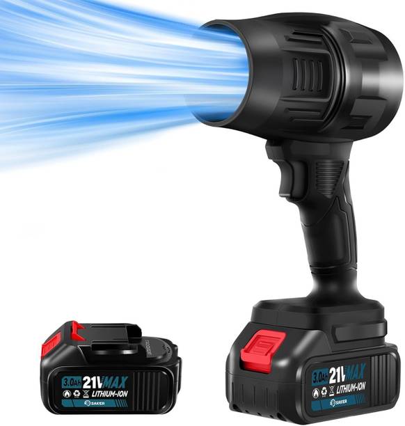 KIZJORYA Cordless Leaf Blower, Turbo Jet Blower with Battery and Charger Forward Curved Air Blower