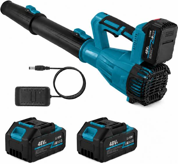 Zinsy 48V Cordless Lithium-Ion Leaf Blower Rechargeable Air Blower Forward Curved Air Blower