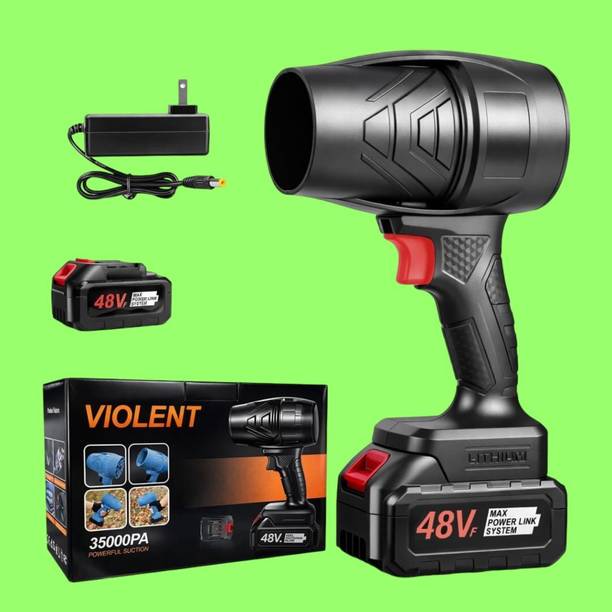 ATOMWISE 48V Turbo Air Blower Rechargeable Air Duster for Car & Home Cleaning Radial Air Blower