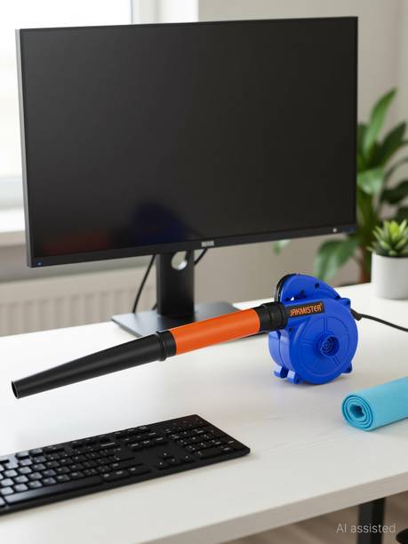Jakmister (Anti-Vibration) Unbreakable Plastic 700 W 16000RPM Electric Air Blower Dust PC Cleaner with 2 Extension Pipe Air Blower