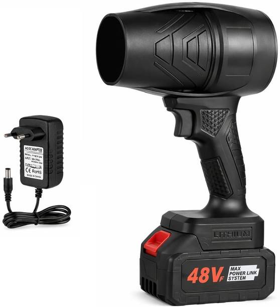 GIGMART Turbo Jet Blower Cordless 48V,Handheld High Powerful Blower Airfoil Hi-Powered Blower