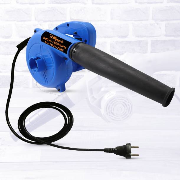 Hillgrove Blue 800W-18000RPM Air Blower and Suction Dust Cleaner for AC/Computer/Home with Air Blower Machine Gun Dust Cleaning Forward Curved Air Blower